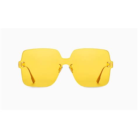 lunette dior jaune